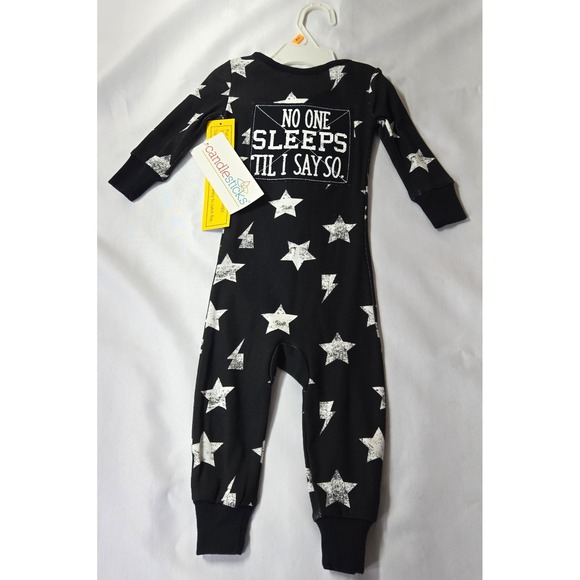 Candlesticks Other - Candlesticks 1 Pc No one sleeps till I say so Snug Fitting Pajamas Sz 12M